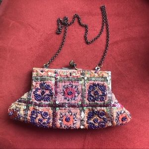Sequin mini purse